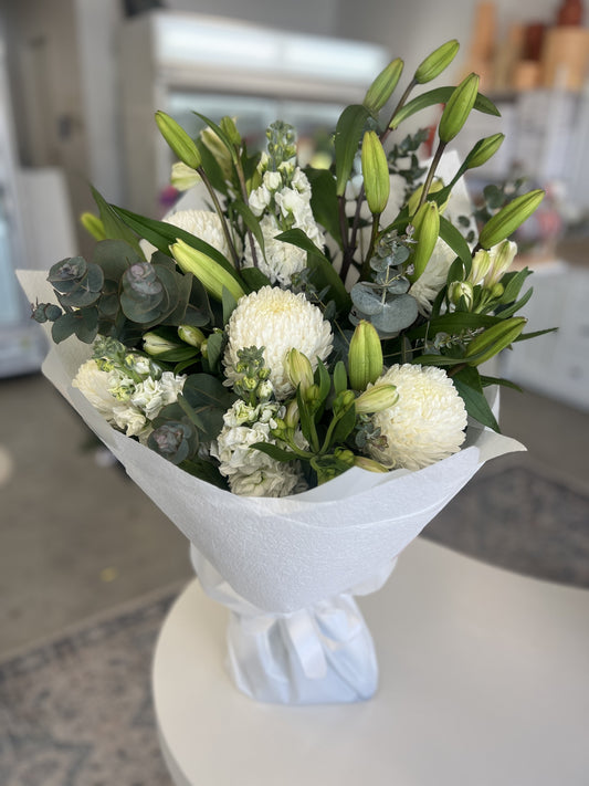 White Simplicity Bouquet